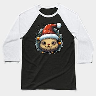 Puffer Fish Christmas Baseball T-Shirt